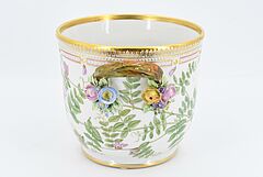 Royal Copenhagen - Teller und Flaschenkuehler Flora Danica, 70554-1, Van Ham Kunstauktionen