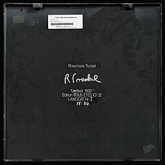 Rosemarie Trockel - Auktion 422 Los 901, 63118-17, Van Ham Kunstauktionen