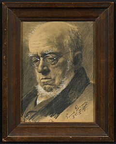 Ernst Lorenz-Murowana - Portrait Adolf von Menzel, 77362-27, Van Ham Kunstauktionen