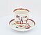 Meissen - Tasse und Untertasse mit Faecherchinesen, 73258-5, Van Ham Kunstauktionen