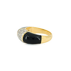Onyx-Diamant-Ring, 81635-7, Van Ham Kunstauktionen