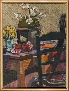 William Straube - Stillleben mit Lilien und einem Globus, 75320-10, Van Ham Kunstauktionen