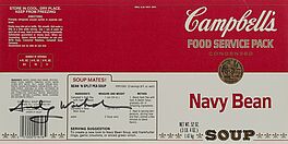 Andy Warhol - Campbells Navy Bean Soup Label, 65546-29, Van Ham Kunstauktionen