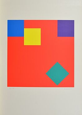 Camille Graeser - Element Gruen im roten Feld, 61394-34, Van Ham Kunstauktionen