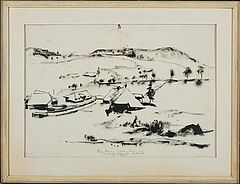 Julius Heinrich Bissier - Schwarzwaldhuette, 73320-3, Van Ham Kunstauktionen