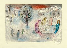 Marc Chagall - Le Repas Chez Dryas Aus Daphnis et Chloe, 77831-2, Van Ham Kunstauktionen