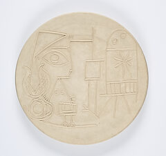 Pablo Picasso Ceramics - Jacqueline at the easel, 82152-86, Van Ham Kunstauktionen