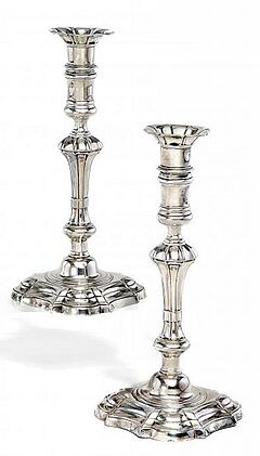 Paar George II Leuchter, 56511-1, Van Ham Kunstauktionen