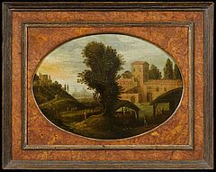 Flaemische Schule - Zwei Gemaelde aus einer Jahreszeitenfolge, 63195-1, Van Ham Kunstauktionen