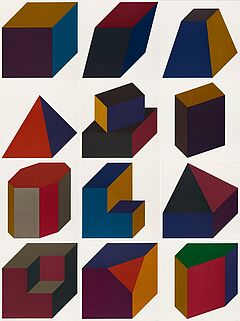 Sol LeWitt - Forms derived from a cube, 60857-8, Van Ham Kunstauktionen