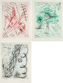 AR Penck - Konvolut von 3 Radierungen, 80374-430, Van Ham Kunstauktionen