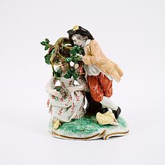Frankenthal - Schäferpaar unter dem Baum, 81588-32, Van Ham Kunstauktionen