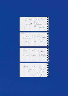 Otto Piene - Kuenstler brauchen, 56800-11177, Van Ham Kunstauktionen