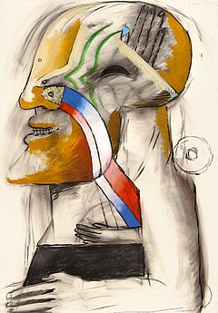 Horst Antes - Ohne Titel, 58868-1, Van Ham Kunstauktionen