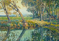 Vaclav Radimsky - Herbstlich Teichlandschaft, 52601-1, Van Ham Kunstauktionen