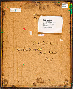 Karl Fred Dahmen - Polsterbild Gruen Serie Piano, 76469-1, Van Ham Kunstauktionen