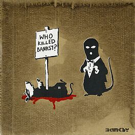NOT BANKSY and NOT BY BANKSY Stot21STCplanB - Who killed Banksy, 66998-8, Van Ham Kunstauktionen