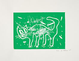 Andre Butzer - Katze, 75263-24, Van Ham Kunstauktionen