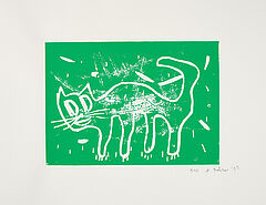 Andre Butzer - Katze, 75263-24, Van Ham Kunstauktionen