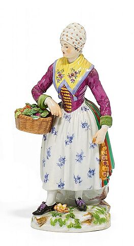 Meissen - Daenische Bauersfrau, 58197-53, Van Ham Kunstauktionen