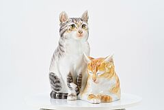 Meissen - Katzenpaar, 75074-60, Van Ham Kunstauktionen