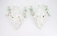 Meissen - Paar Appliken mit Amoretten, 80199-3, Van Ham Kunstauktionen