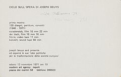Joseph Beuys - Sils-Baselgia, 58062-131, Van Ham Kunstauktionen