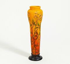 Daum Freres - Grosse Vase mit Kirschbluetenzweigen, 68101-17, Van Ham Kunstauktionen