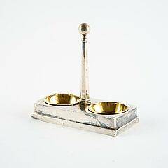 Muenchen - Gewuerzgefaess mit facettiertem Mittelgriff, 80981-79, Van Ham Kunstauktionen