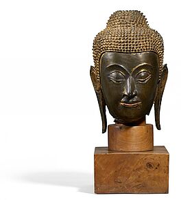 Grosser Buddha-Kopf, 66246-1, Van Ham Kunstauktionen