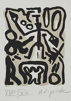 AR Penck Ralf Winkler - Konvolut von 2 Lithografien, 65546-229, Van Ham Kunstauktionen