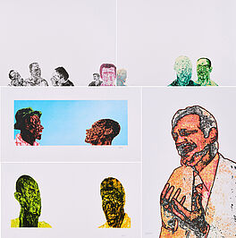 Leon Golub - Serie von 5 Serigrafien, 75280-197, Van Ham Kunstauktionen