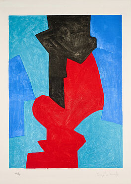 Serge Poliakoff - Komposition in Blau Rot und Schwarz, 76574-37, Van Ham Kunstauktionen