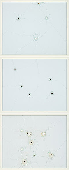 Almut Linde - Dirty Minimal 33210-12 Bullet Action Painting  Machine Gun, 77005-78, Van Ham Kunstauktionen