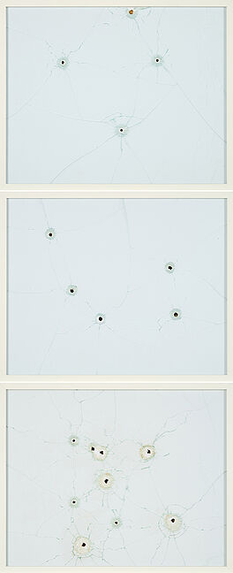Almut Linde - Dirty Minimal 33210-12 Bullet Action Painting Machine Gun, 77005-78, Van Ham Kunstauktionen