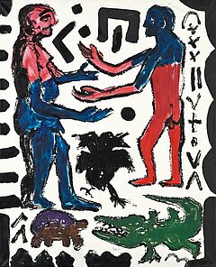 AR Penck Ralf Winkler - Ohne Titel, 58844-48, Van Ham Kunstauktionen