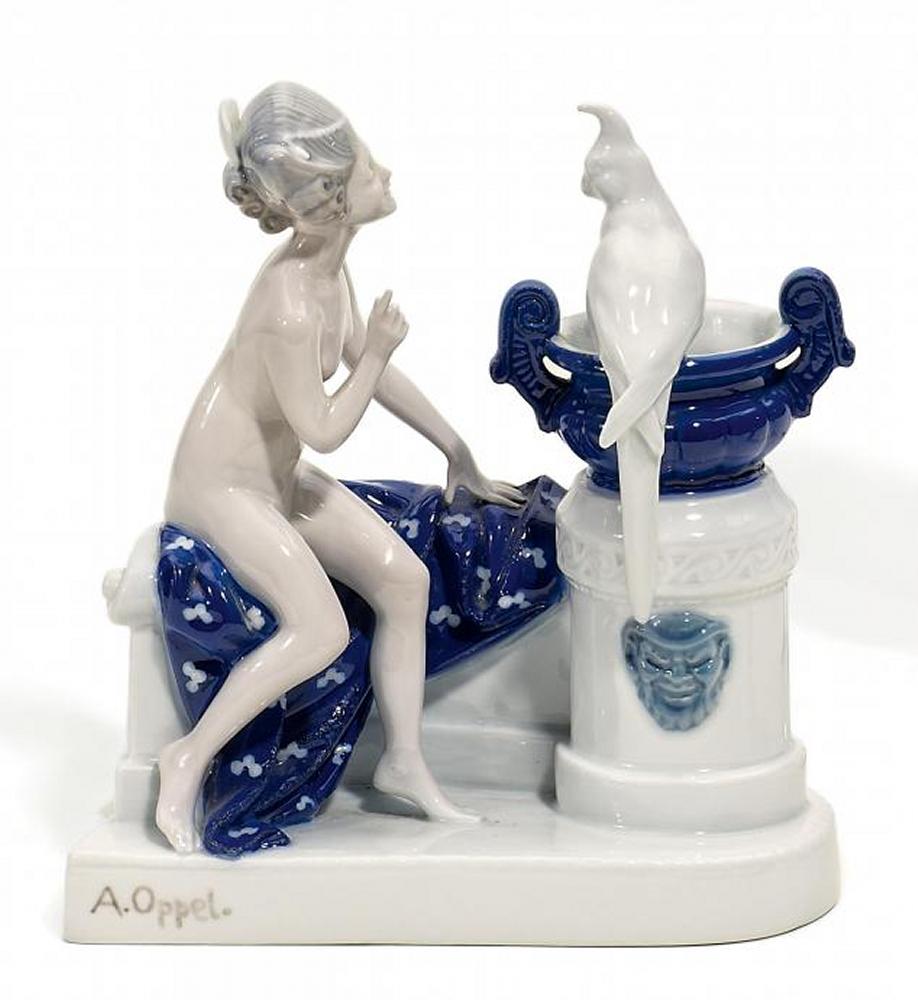 Rosenthal - Venus mit Papagei, 56049-60, Van Ham Kunstauktionen