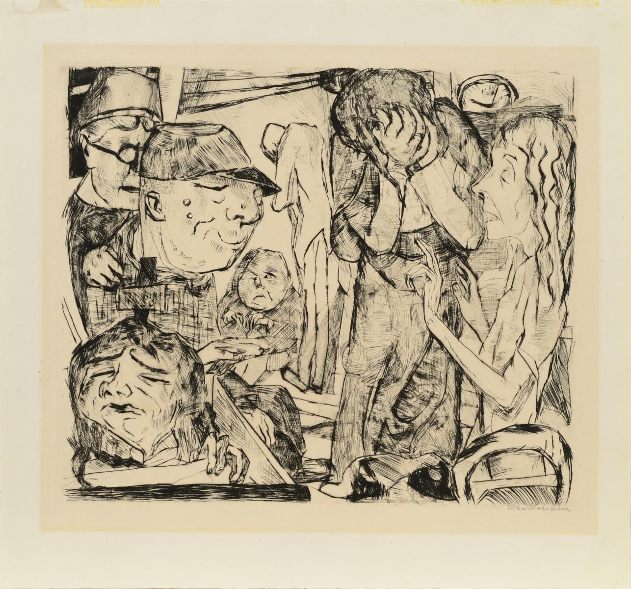 Max Beckmann - Im Irrenhaus, 63313-1, Van Ham Kunstauktionen