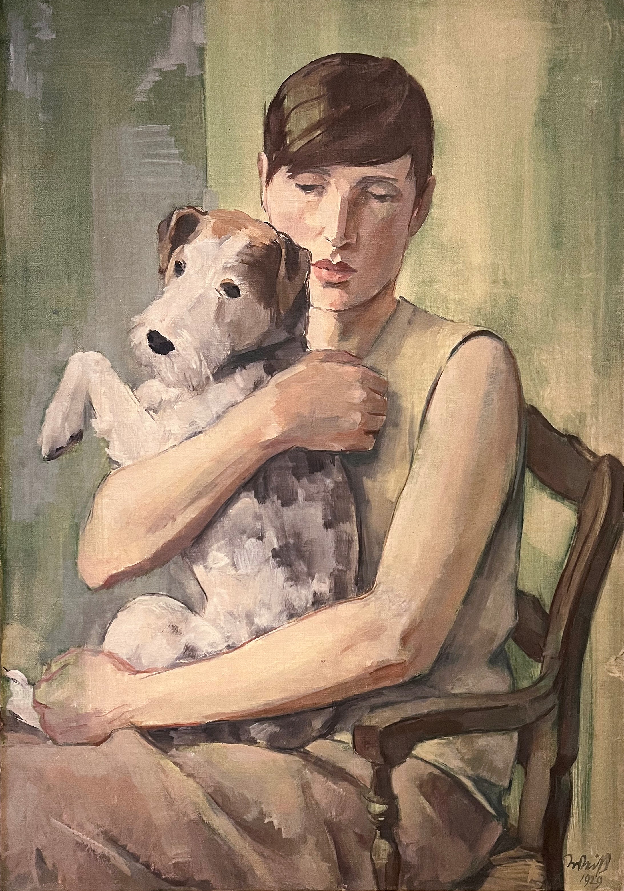 Portrait Künstler Sintenis Renée (1888 Glatz/Schlesien  - 1965 Berlin),Moderne…